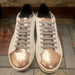 P448 sneakers bronze/white and silver sneakers